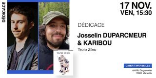 Josselin Duparcmeur & Karibou en dédicace au Gibert Marseille !