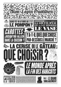 La rentrée de L'Association : encore du lapin, et un peu de mystère