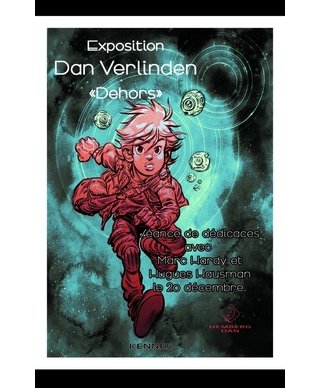 Expo-vente Dan Verlinden "Dehors" à la Galerie des bulles (Charleroi)