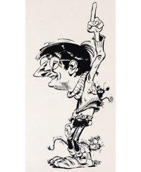 Qui est toujours en haut de l'affiche ? André Franquin !