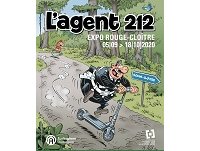 Kox et son Agent 212 font la circulation au Rouge-Cloître à Bruxelles
