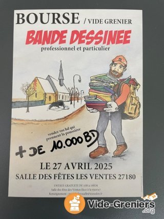 Bourse vide grenier bande dessinée (Les Ventes 27180, Normandie)