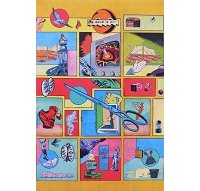Samplerman, super-héros de la bande dessinée-collée