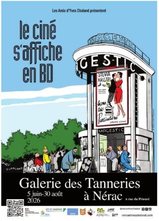 À Nérac, Chaland fait le lien entre 7e art, le cinéma, et le 9e art, la bande dessinée