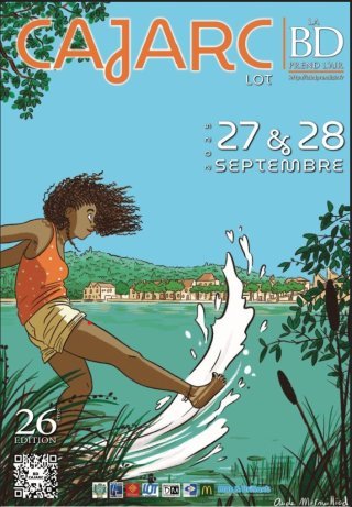 26e édition festival BD de Cajarc sous la présidence d'honneur de Aude Mermilliod