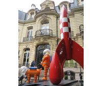 Record du monde pour une planche d'Hergé chez Artcurial
