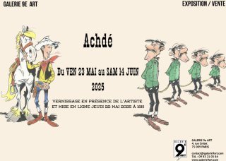 Exposition Achdé à la Galerie 9e Art (Paris)