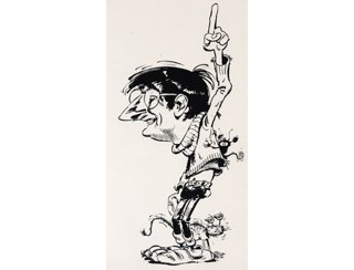 Qui est toujours en haut de l'affiche ? André Franquin !