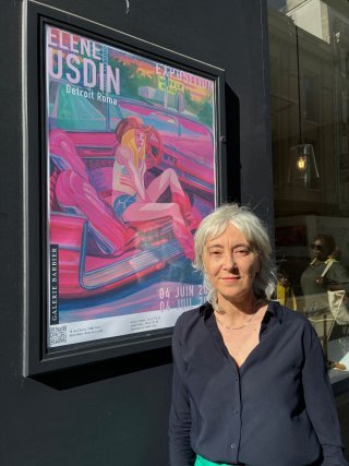 Sur la route avec Elene Usdin à la Galerie Barbier 