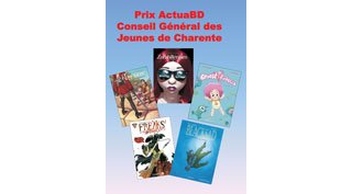 Les nominés du Prix 2011 ActuaBD/Conseil Général des Jeunes de Charente