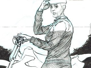 Exposition-vente virtuelle Camille Poulie : Bunker - Galerie de la Bande Dessinée (Bruxelles)