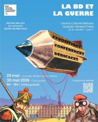 1ère édition du Festival "La BD et la guerre" à Lyon ce samedi 30 mai 2026