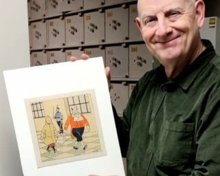 "La place d'Hergé dans les ventes aux enchères", une conférence de Michel Coste