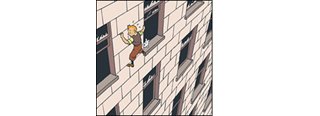Exposition "Tintin en ville" à Bruxelles
