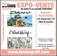 Exceptionnelle expo-vente François Walthéry et Dany à Bruxelles