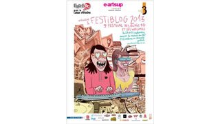 Leslie Plée, Pénélope Bagieu et Bastien Vivès au 9e Festiblog 