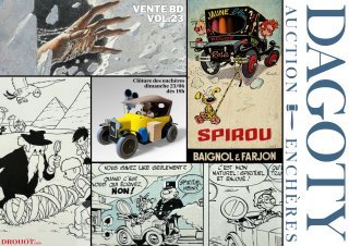 460 lots exceptionnels : planches, albums et objets de collection chez Dagoty Enchères