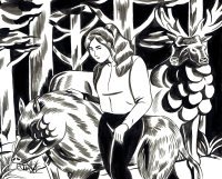 Exposition-vente virtuelle - Elizabeth Holleville - à la Galerie de la Bande Dessinée (Bruxelles)