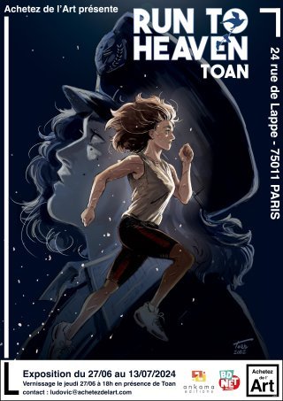 Expo-vente "Run to heaven" de TOAN chez Achetez de l'Art Paris