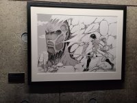 Angoulême 2023 - Exposition L'Attaque des Titans : De l'Ombre à la Lumière de Hajime Isayama