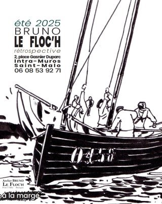 Bruno Le Floc'h à la Galerie La Marge à Saint-Malo