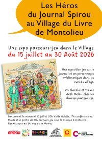 Les héros du Journal Spirou au Village du Livre de Montolieu