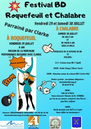 Roquefeuil et Chalabre à l'heure de la BD !