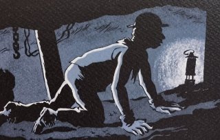 Sergio Salma - Exposition-vente des planches originales "Pays noir" et "Marcinelle 1956" (Charleroi, Belgique)