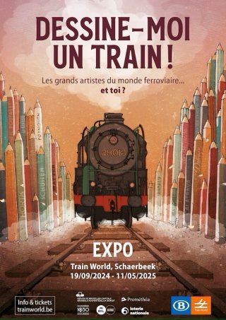 Conférence " Les trains sont les héros de BD " par Paul Herman (Bruxelles)