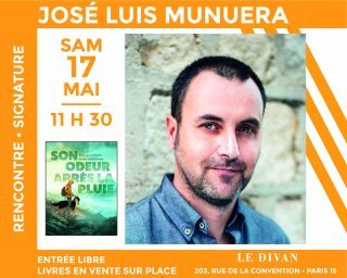 José-Luis Munuera présente son roman graphique « Son odeur après la pluie » à la Librairie Le Divan (Paris)