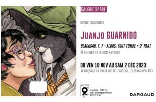 Juanjo Guarnido - Blacksad T. 7 à la Galerie 9e art (Paris)- Exposition