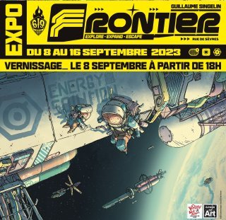 Exposition "Frontier" de Guillaume Singelin dans la nouvelle galerie Achetez de l'Art de Bordeaux 