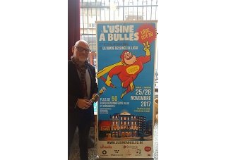 Fabrizio Borrini : "L'Usine à Bulles est un festival pensé par des auteurs de BD pour la ville de Liège"