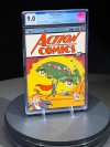 15 millions US Dollars pour un exemplaire d'Action Comics n°1, qui a vu la première apparition de Superman.
