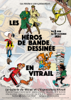 Les héros de BD en vitrail à Chartres