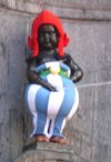 Le Manneken-Pis porte le costume d'Obélix