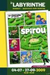 Le labyrinthe de Barvaux envahi par les personnages de Spirou