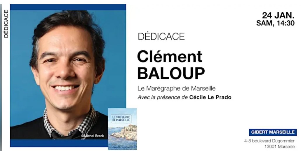 Clément Baloup chez Gibert Marseille