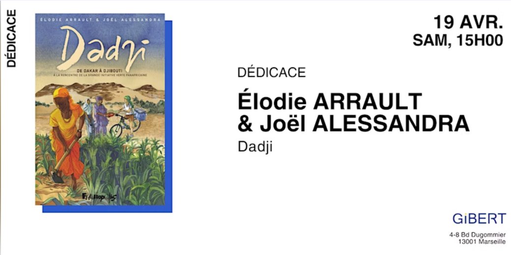 Elodie Arrault & Joël Alessandra chez Gibert Marseille