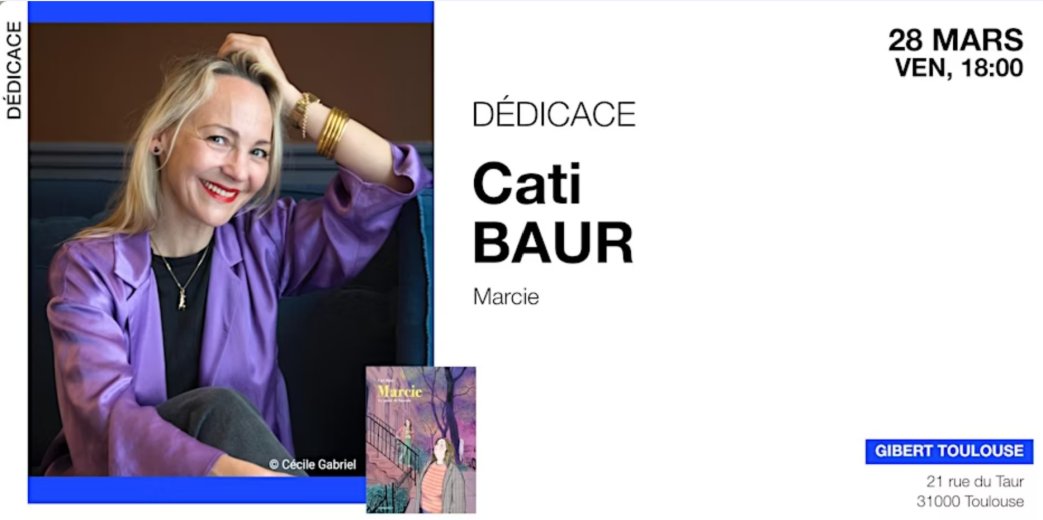 Cati Baur chez Gibert Toulouse