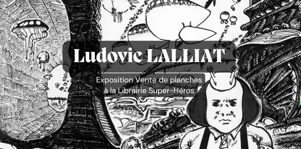 Ludovic Lalliat ("Akutezoïde ") expose chez Super-Héros (Paris)