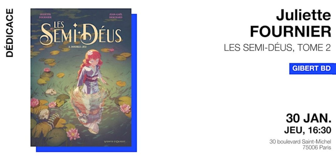 Juliette Fournier chez Gibert BD (Paris)