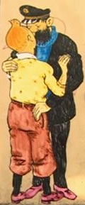 Vague de Street Art et scandale à Bruxelles : Tintin et le Capitaine Haddock mis à « l'honneur »