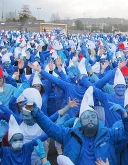 À Landerneau, les Schtroumpfs affrontent le coronavirus