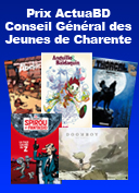 Les nominations pour le Prix 2012 ActuaBD/Conseil Général des Jeunes de Charente