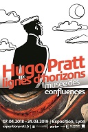"Hugo Pratt, lignes d'horizons" - l'exposition événement à Lyon en 2018 au musée des Confluences