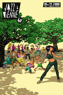 Découvrez l'affiche de la 40e édition de Jazz à Vienne par Juanjo Guarnido.