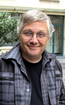Scott McCloud dans l'exposition « L'Art invisible – La bande dessinée » à Lyon BD 2017
