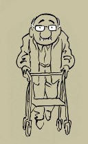 L'hommage de Michel Kichka à son père confiné