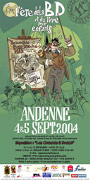 Bodard à l'honneur à la Fête de la BD et du Livre pour Enfants d'Andenne (Belgique)